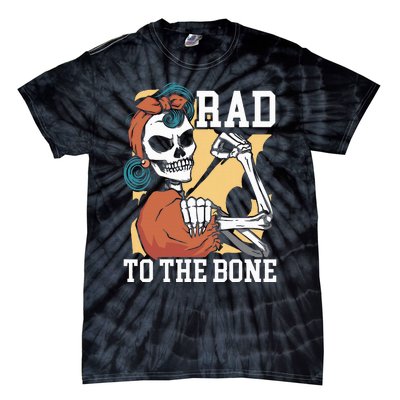 Rad To The Bone Rad Tech Radiology Radiographer Radiologist Tie-Dye T-Shirt