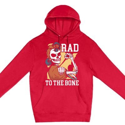 Rad To The Bone Rad Tech Radiology Radiographer Radiologist Premium Pullover Hoodie