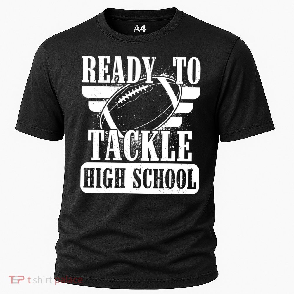 Ready To Tackle High School Football Ball Cooling Performance Crew T-Shirt