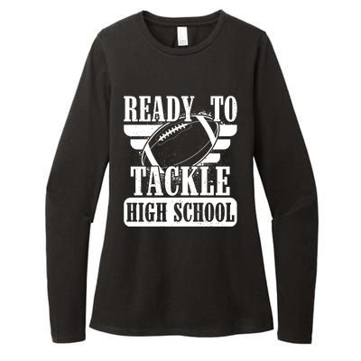 Ready To Tackle High School Football Ball Womens CVC Long Sleeve Shirt