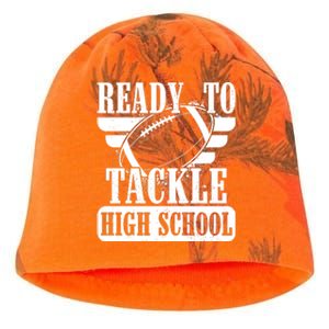 Ready To Tackle High School Football Ball Kati - Camo Knit Beanie