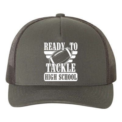 Ready To Tackle High School Football Ball Yupoong Adult 5-Panel Trucker Hat