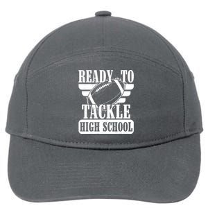 Ready To Tackle High School Football Ball 7-Panel Snapback Hat