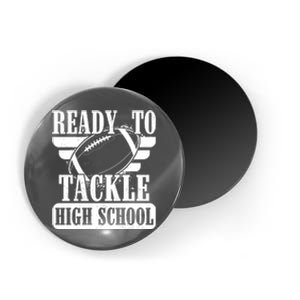 Ready To Tackle High School Football Ball Magnet