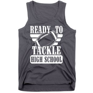 Ready To Tackle High School Football Ball Tank Top