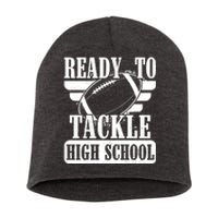 Ready To Tackle High School Football Ball Short Acrylic Beanie