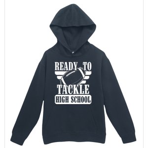 Ready To Tackle High School Football Ball Urban Pullover Hoodie