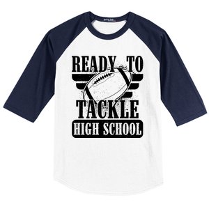 Ready To Tackle High School Football Ball Baseball Sleeve Shirt