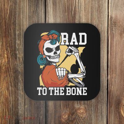 Rad To The Bone Rad Tech Radiology Radiographer Radiologist Coaster
