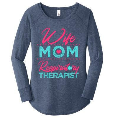 Respiratory Therapist Therapy Wife Mom Thank You Gift Gift Women's Perfect Tri Tunic Long Sleeve Shirt