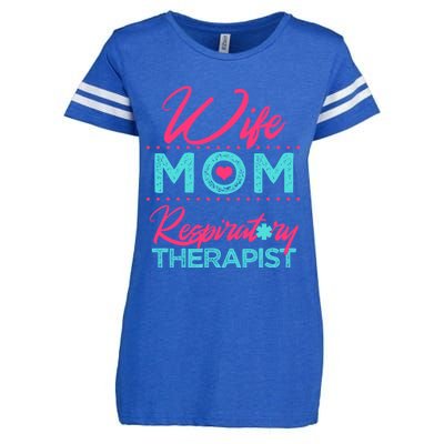 Respiratory Therapist Therapy Wife Mom Thank You Gift Gift Enza Ladies Jersey Football T-Shirt