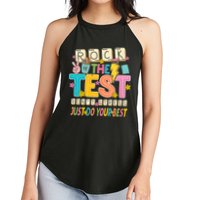 Rock The Test Don't Stress Just Do Your Best Teacher Testing Women's Perfect Tri Rocker Tank