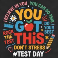 Rock The Test Dont Stress You Got This Funny Testing Day Cool Comfort Performance Bucket Hat