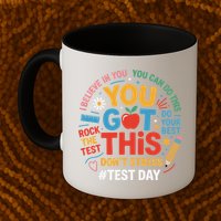 Rock The Test Dont Stress You Got This Funny Testing Day Mug