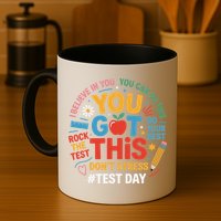 Rock The Test Dont Stress You Got This Funny Testing Day Mug