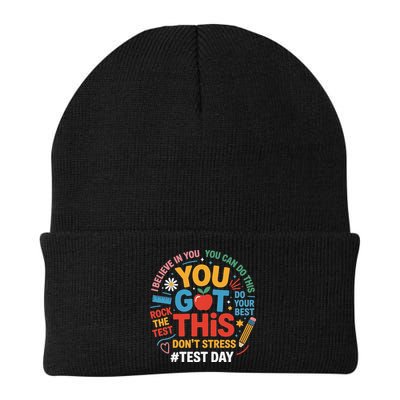 Rock The Test Dont Stress You Got This Funny Testing Day Beanie