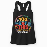 Rock The Test Dont Stress You Got This Funny Testing Day Womens Tank Top