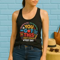 Rock The Test Dont Stress You Got This Funny Testing Day Womens Tank Top