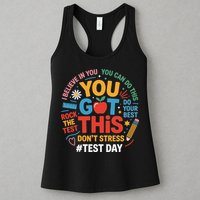 Rock The Test Dont Stress You Got This Funny Testing Day Womens Tank Top