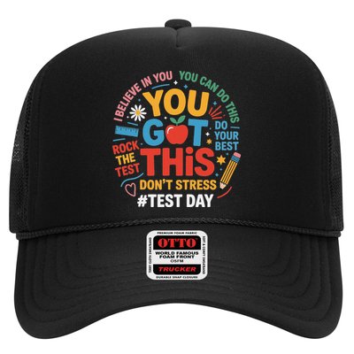 Rock The Test Dont Stress You Got This Funny Testing Day Trucker Hat
