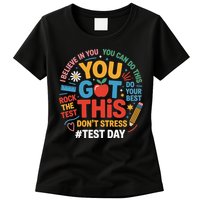 Rock The Test Dont Stress You Got This Funny Testing Day Womens T-Shirt