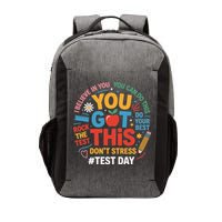 Rock The Test Dont Stress You Got This Funny Testing Day Vector Backpack