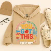 Rock The Test Dont Stress You Got This Funny Testing Day Hoodie