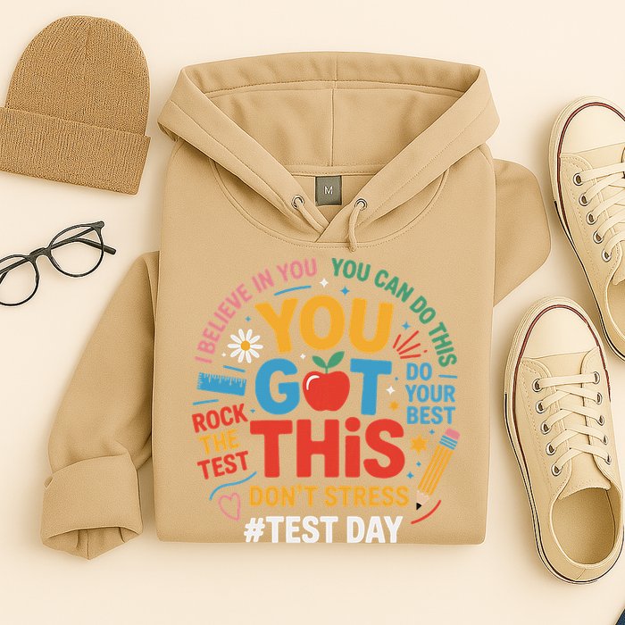 Rock The Test Dont Stress You Got This Funny Testing Day Hoodie