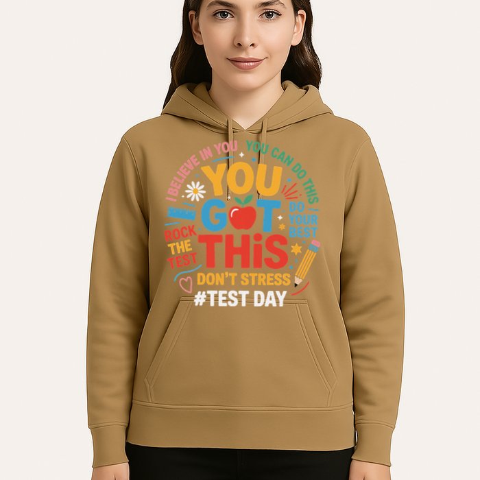 Rock The Test Dont Stress You Got This Funny Testing Day Hoodie