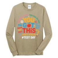 Rock The Test Dont Stress You Got This Funny Testing Day Tall Long Sleeve T-Shirt