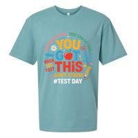 Rock The Test Dont Stress You Got This Funny Testing Day Sueded Cloud Jersey T-Shirt