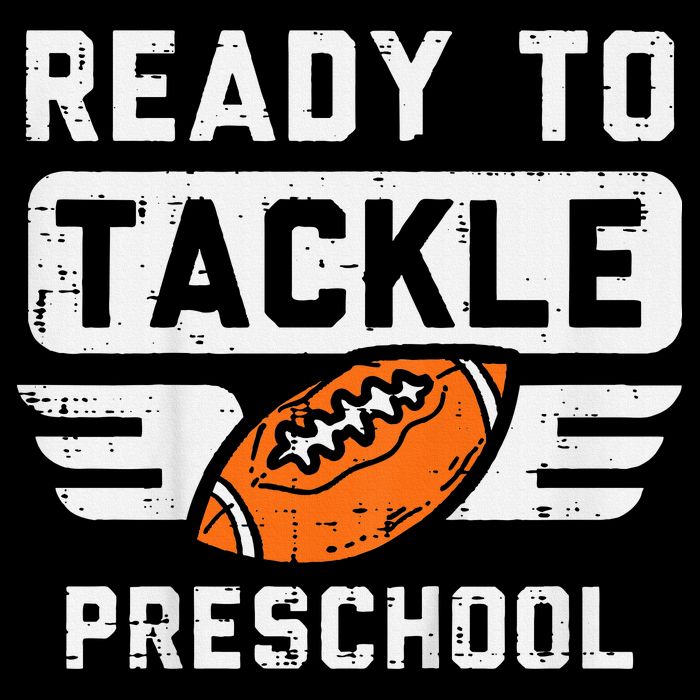 Ready To Tackle Preschool Football First Day Of School Sustainable Bucket Hat