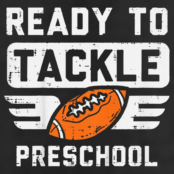 Ready To Tackle Preschool Football First Day Of School Adult Drive Performance Visor
