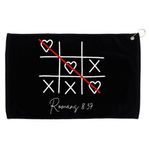 Romans Tic Tac Toe Heart Classic Strategy Game For Christian Grommeted Golf Towel