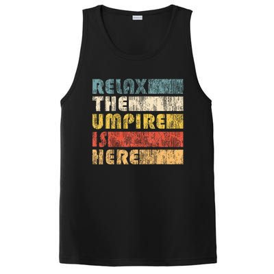 Relax The Umpire Is Here Baseball PosiCharge Competitor Tank