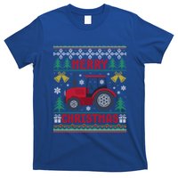 Red Tractor Ugly Christmas Gift Idea Gift T-Shirt