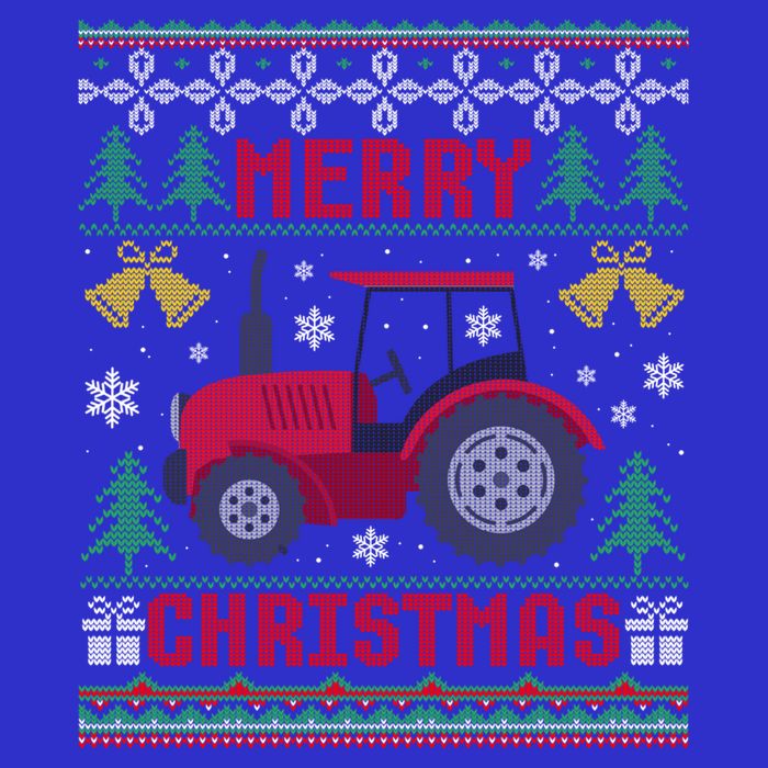 Red Tractor Ugly Christmas Gift Idea Gift T-Shirt
