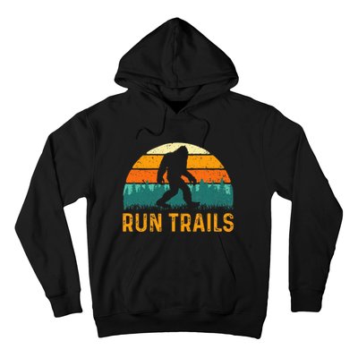 Run Trails Ultramarathon Race Bigfoot Runner Ultra Running Hoodie