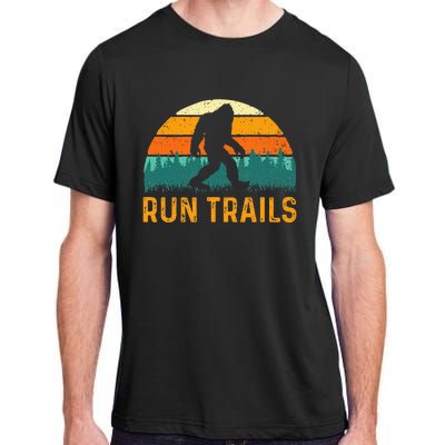 Run Trails Ultramarathon Race Bigfoot Runner Ultra Running Adult ChromaSoft Performance T-Shirt