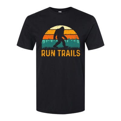 Run Trails Ultramarathon Race Bigfoot Runner Ultra Running Softstyle CVC T-Shirt