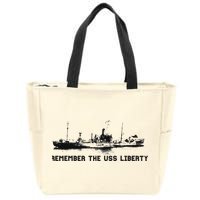 Remember The Uss Liberty Zip Tote Bag