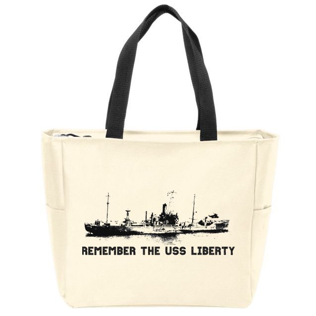 Remember The Uss Liberty Zip Tote Bag