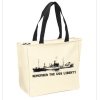 Remember The Uss Liberty Zip Tote Bag