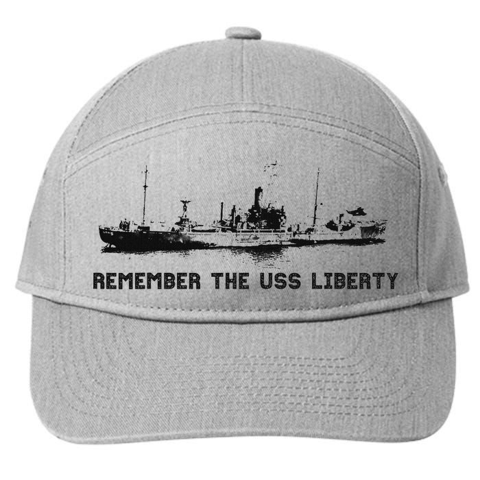 Remember The Uss Liberty 7-Panel Snapback Hat