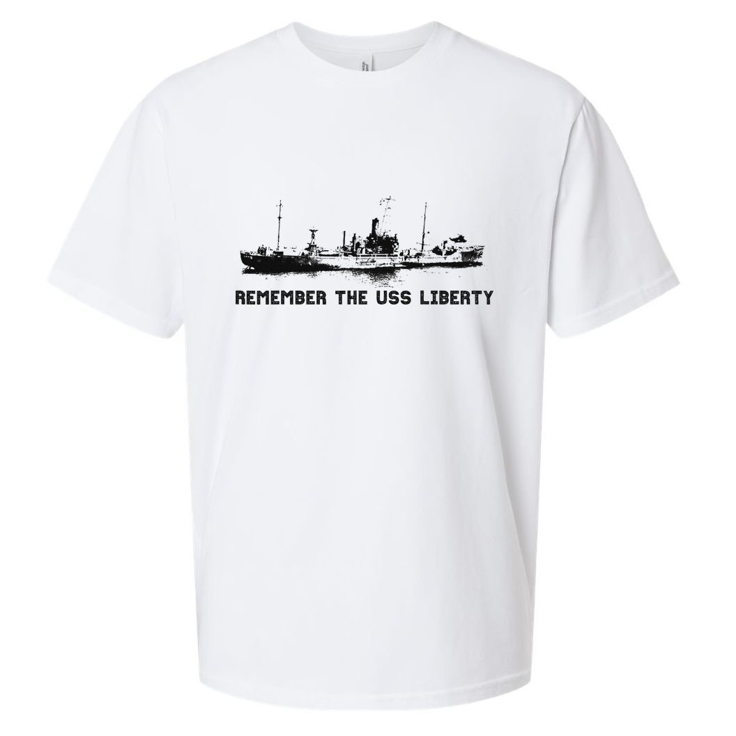 Remember The Uss Liberty Sueded Cloud Jersey T-Shirt