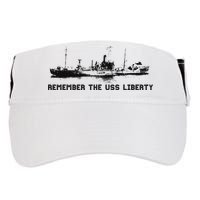 Remember The Uss Liberty Adult Drive Performance Visor