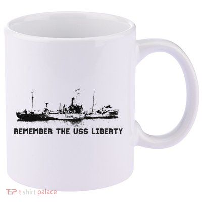Remember The Uss Liberty 11oz C Handle Ceramic Mug