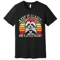 Raccoon Trashy Vintage Retro Funny Racoon Lovers Gifts Premium T-Shirt