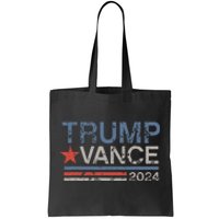 Retro Trump Vance 2024 Stripe Trump Jd Vance Tote Bag