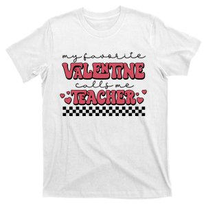 Retro Teacher Valentines Day T-Shirt